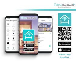 Cronotermostato digitale Homcloud wi-fi Comandabile da Smartphone e Vocalmente E' perfetto per essere posizionato su 503 (no incasso) Alimentato a 220V