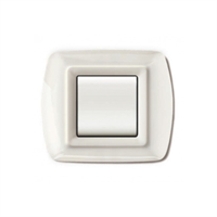 PLACCA MYLIFE Q 2 MODULI BIANCO