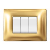 PLACCA MYLIFE Q 3 MODULI ORO