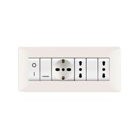 PLACCA MYLIFE Q 7 MODULI BIANCO