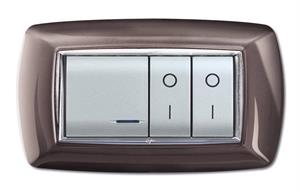 PLACCA MYLIFE 4 MOD.ALLUMINIO NOTTE