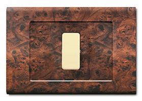 PLACCA TONDO'Q 1 MODULO RADICA