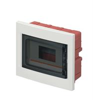 CENTRALINO DA INCASSO BIANCO PORTELLO FUME' 8 MODULI