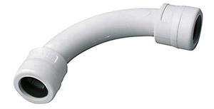 RACCORDO CURVO A 90  TUBO A TUBO DIM. 16