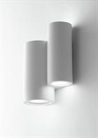 Applique in Gesso colore Bianco forma Rotonda led non integrato