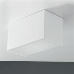 I-LIVING-PL23 PLAFONIERA LIVING IN GESSO BIANCA 2XE14