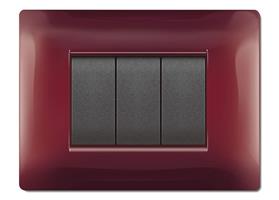 PLACCA MYLIFE Q 7 MODULI AMARANTO