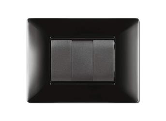PLACCA MYLIFE Q 7 MODULI NERO