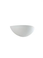 Applique in Gesso bianco forma rotonda