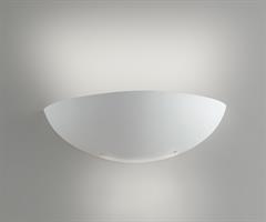 Applique in Gesso bianco forma rotonda