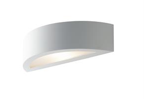 Applique in Gesso colore Bianco forma Rotonda senza led integrato