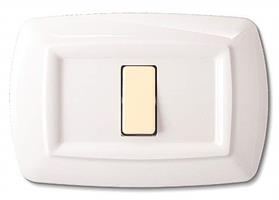 PLACCA TONDO' 4 POSTI BIANCO