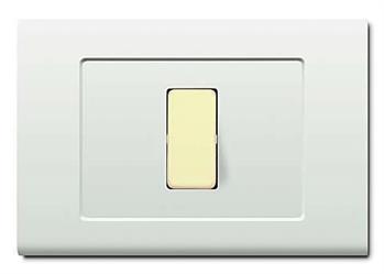 PLACCA TONDO'Q 4 MODULI BIANCO