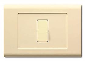 PLACCA TONDO'Q 6 MODULI AVORIO