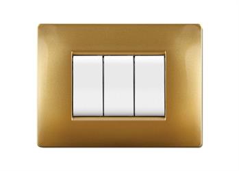 PLACCA MYLIFE Q 7 MODULI SABBIA ORO