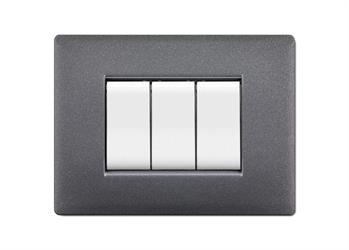 PLACCA MYLIFE Q 7 MOD.VULC.GRIGIO CH.