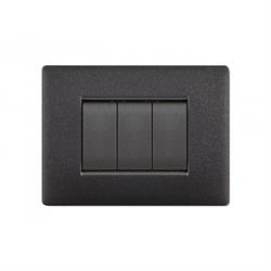 PLACCA MYLIFE Q 7 MOD.VULC.GRIGIO NOTTE