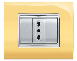 PLACCA NEWPRESTIGE 4 MOD.GIALLO PASTELLO