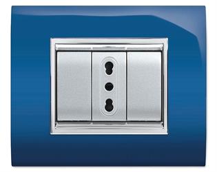 PLACCA NEWPRESTIGE 7 MODULI BLU