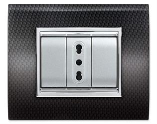 PLACCA NEWPRESTIGE 7 MODULI FIBRA CARBONIO