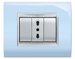 PLACCA NEWPRESTIGE 7 MOD.AZZURRO PAST.