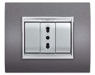 PLACCA NEWPRESTIGE 7 MOD.VULC.GRIGIO CH.