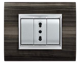 PLACCA NEWPRESTIGE 7 MOD.WOOD BLACK