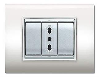 PLACCA NEWPRESTIGE 7 MODULI BIANCO