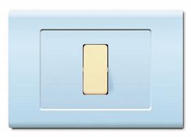 PLACCA TONDO'Q 2 MOD.AZZURRO PASTELLO