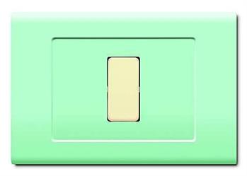 PLACCA TONDO'Q 4 MOD.VERDE PASTELLO