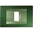 PLACCA CLICK 1 POSTO VERDE SCURO