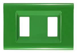 PLACCA CLICK 2 POSTI VERDE