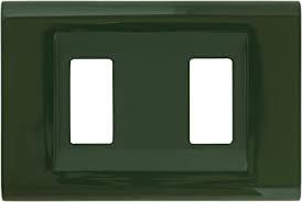 PLACCA CLICK 2 POSTI VERDE SCURO