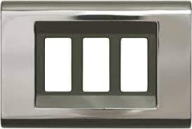 PLACCA CLICK 3 POSTI CANNA FUCILE NERA