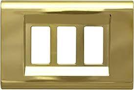 PLACCA CLICK 3 POSTI ORO
