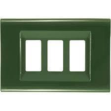 PLACCA CLICK 3 POSTI VERDE SCURO