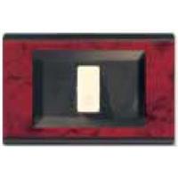 PLACCA CLICK 4 POSTI CILIEGIO