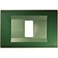 PLACCA CLICK 2 POSTI SCAT.TONDA VERDE SC