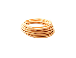 CAVO 3X0,75 MMQ RIVESTITO COLORE NOCE ORO