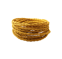 CAVO SETA DOPPIO ISOLAMENTO 2X0.75MMQ COLORE RAME