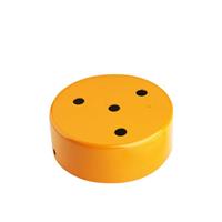 ROSONE CILINDRICO ARANCIONE 4 FORI