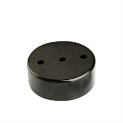 ROSONE CILINDRICO NERO 3 FORI