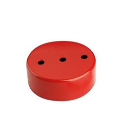 ROSONE CILINDRICO ROSSO 3 FORI