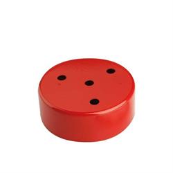 ROSONE CILINDRICO ROSSO 4 FORI