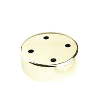 ROSONE CILINDRICO OTTONE 4 FORI