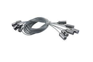 Kit da 6 pezzi di Cavi di acciaio per Pannelli Led da 150CM
