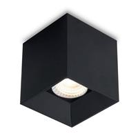 Plafoniera Attacco GU10 in alluminio pressofuso colore Nero