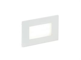Segnapasso Led da incasso su Scatola 503 da 3 Watt 350Lm Luce settabile Tramite Dip switch 3000K 4000K 6000K Completo di 2 Placche Bianca e Grigia