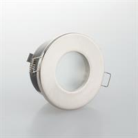 Faretto da incasso IP65 in acciaio e diffusore in vetro satinato colore Bianco