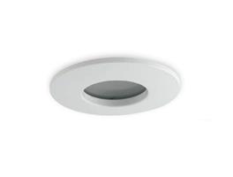 Faretto da incasso IP65 in acciaio e diffusore in vetro satinato colore Bianco